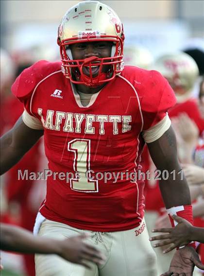 Thumbnail 3 in Lafayette vs. North Pike (MHSAA Class 4A Final) photogallery.