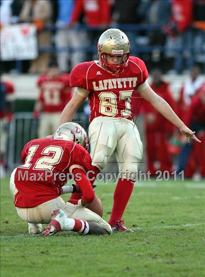 Thumbnail 3 in Lafayette vs. North Pike (MHSAA Class 4A Final) photogallery.