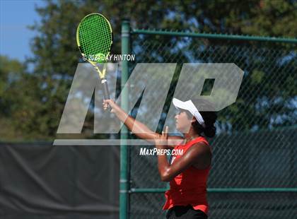 Thumbnail 2 in The Woodlands vs Westwood (UIL 6A Tennis Semifinals) photogallery.