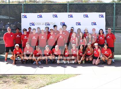Thumbnail 2 in The Woodlands vs Westwood (UIL 6A Tennis Semifinals) photogallery.