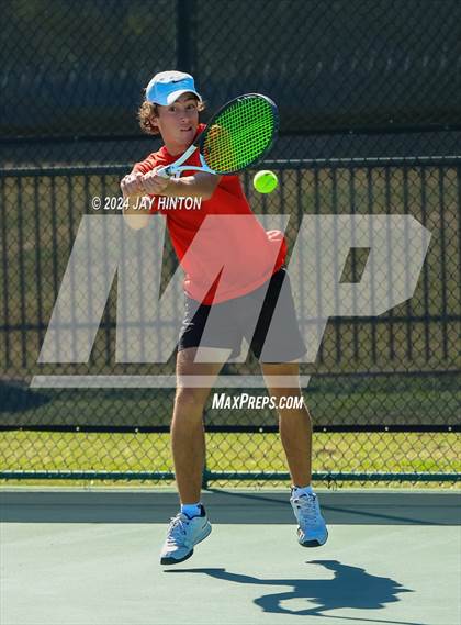 Thumbnail 2 in The Woodlands vs Westwood (UIL 6A Tennis Semifinals) photogallery.