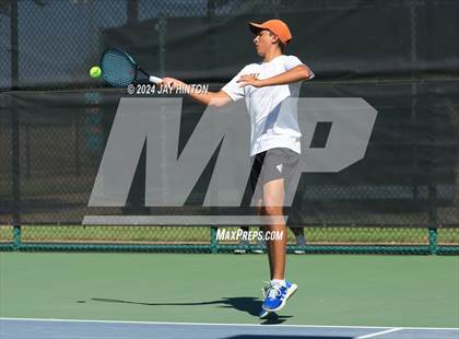 Thumbnail 2 in The Woodlands vs Westwood (UIL 6A Tennis Semifinals) photogallery.