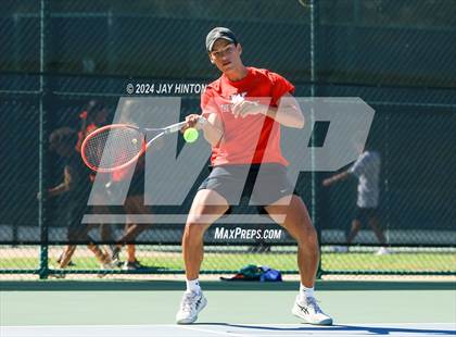 Thumbnail 2 in The Woodlands vs Westwood (UIL 6A Tennis Semifinals) photogallery.