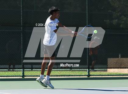 Thumbnail 2 in The Woodlands vs Westwood (UIL 6A Tennis Semifinals) photogallery.