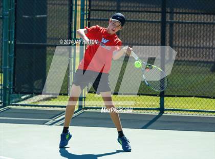 Thumbnail 2 in The Woodlands vs Westwood (UIL 6A Tennis Semifinals) photogallery.