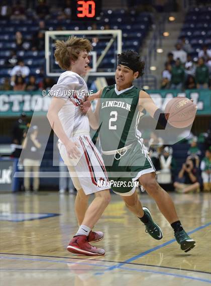 Thumbnail 1 in Santa Fe Christian vs. Lincoln (CIF San Diego Division I Final) photogallery.