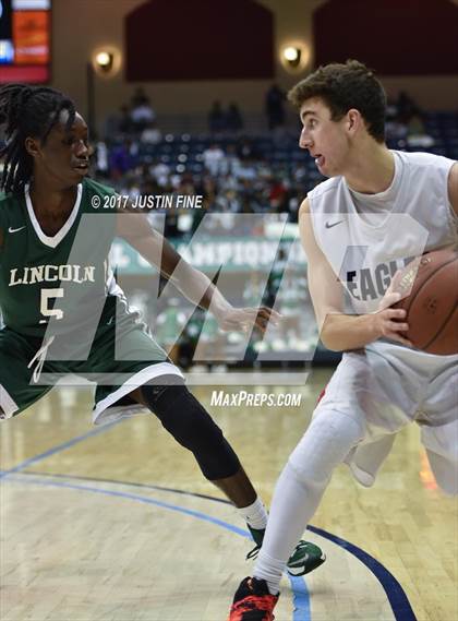 Thumbnail 3 in Santa Fe Christian vs. Lincoln (CIF San Diego Division I Final) photogallery.