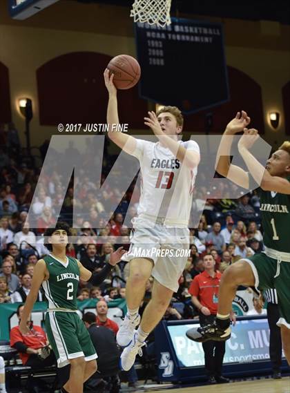 Thumbnail 2 in Santa Fe Christian vs. Lincoln (CIF San Diego Division I Final) photogallery.