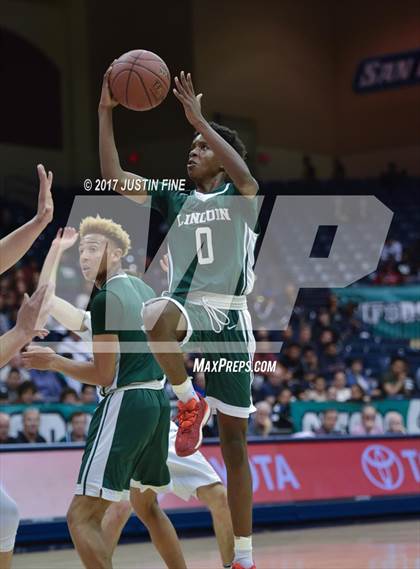 Thumbnail 1 in Santa Fe Christian vs. Lincoln (CIF San Diego Division I Final) photogallery.