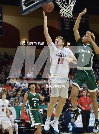 Thumbnail 3 in Santa Fe Christian vs. Lincoln (CIF San Diego Division I Final) photogallery.