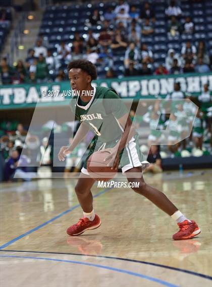 Thumbnail 2 in Santa Fe Christian vs. Lincoln (CIF San Diego Division I Final) photogallery.