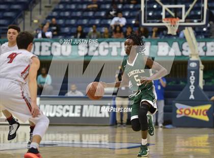 Thumbnail 2 in Santa Fe Christian vs. Lincoln (CIF San Diego Division I Final) photogallery.