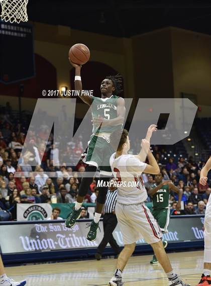 Thumbnail 1 in Santa Fe Christian vs. Lincoln (CIF San Diego Division I Final) photogallery.