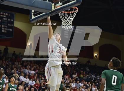 Thumbnail 2 in Santa Fe Christian vs. Lincoln (CIF San Diego Division I Final) photogallery.