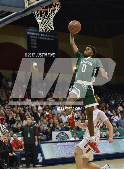 Thumbnail 1 in Santa Fe Christian vs. Lincoln (CIF San Diego Division I Final) photogallery.