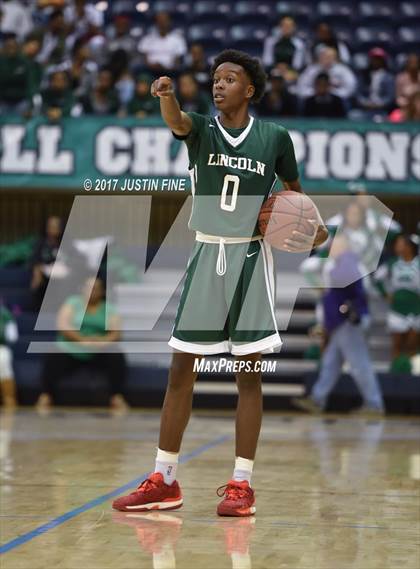 Thumbnail 2 in Santa Fe Christian vs. Lincoln (CIF San Diego Division I Final) photogallery.