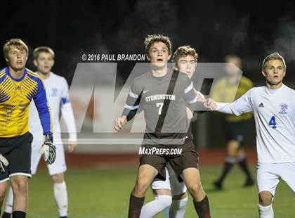 Thumbnail 2 in Stonington vs Bacon Academy (ECC Semifinal) photogallery.