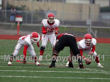 Thumbnail 3 in Salesian vs. Ferndale (CIF NCS D4 Playoffs) photogallery.