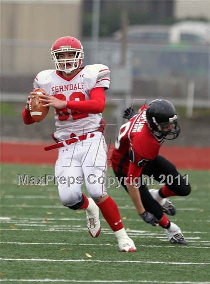 Thumbnail 3 in Salesian vs. Ferndale (CIF NCS D4 Playoffs) photogallery.