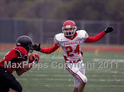 Thumbnail 2 in Salesian vs. Ferndale (CIF NCS D4 Playoffs) photogallery.