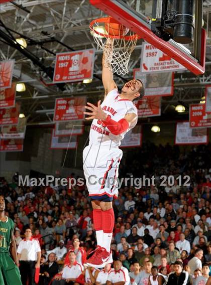 Thumbnail 2 in Orange Lutheran vs. Long Beach Poly (Nike Extravaganza) photogallery.