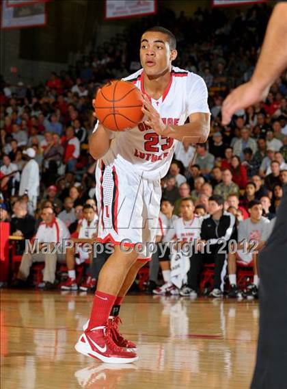 Thumbnail 2 in Orange Lutheran vs. Long Beach Poly (Nike Extravaganza) photogallery.