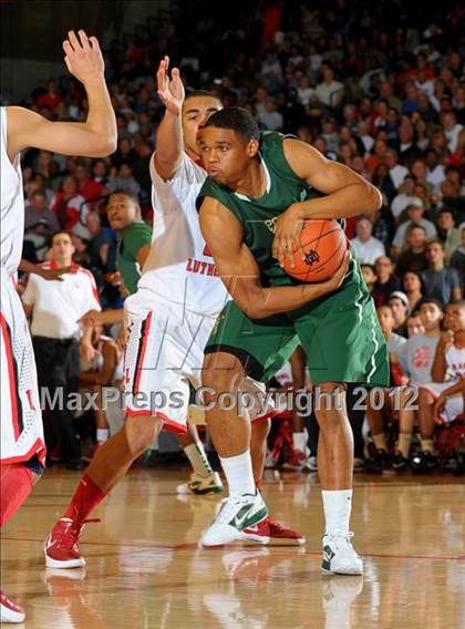 Thumbnail 3 in Orange Lutheran vs. Long Beach Poly (Nike Extravaganza) photogallery.