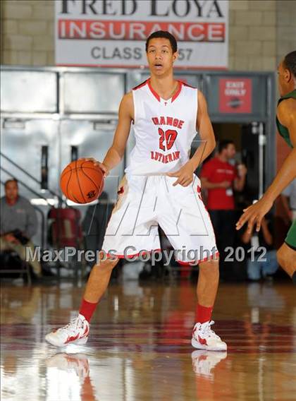 Thumbnail 3 in Orange Lutheran vs. Long Beach Poly (Nike Extravaganza) photogallery.