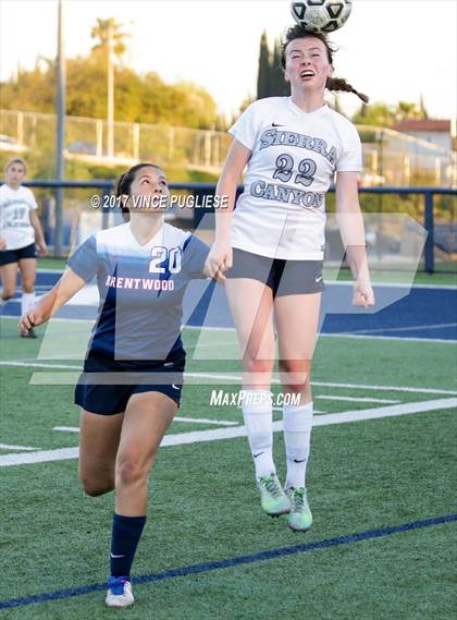 Thumbnail 2 in Brentwood School @ Sierra Canyon (CIF SoCal Regional D4 Final) photogallery.