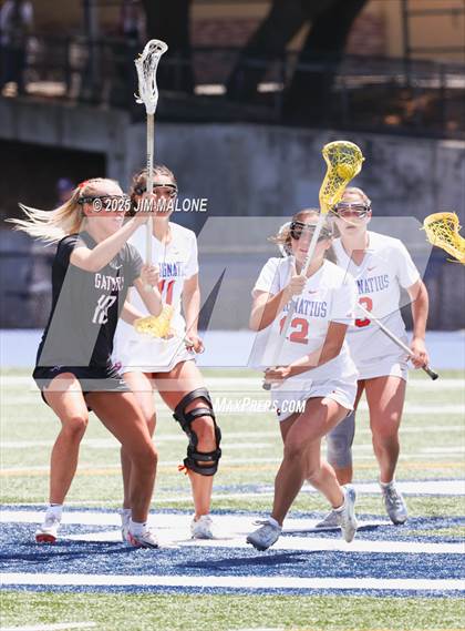 Thumbnail 2 in St. Ignatius College Preparatory vs. Sacred Heart Prep (CIFCCS D1 Final) photogallery.