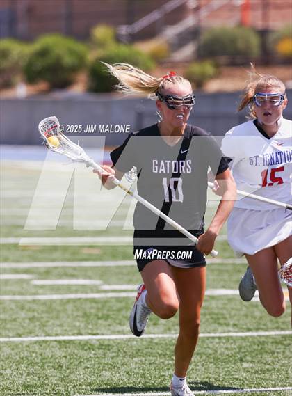 Thumbnail 3 in St. Ignatius College Preparatory vs. Sacred Heart Prep (CIFCCS D1 Final) photogallery.