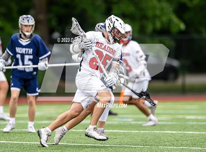Thumbnail 3 in Plymouth North @ Reading Memorial (MIAA Division 2 Round of 32) photogallery.