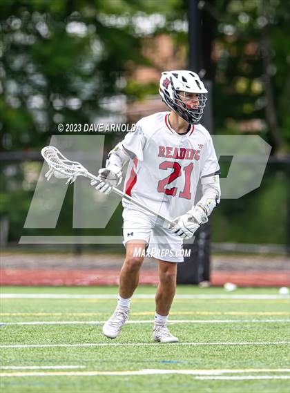 Thumbnail 1 in Plymouth North @ Reading Memorial (MIAA Division 2 Round of 32) photogallery.