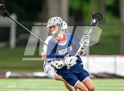 Thumbnail 3 in Plymouth North @ Reading Memorial (MIAA Division 2 Round of 32) photogallery.