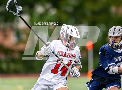 Thumbnail 2 in Plymouth North @ Reading Memorial (MIAA Division 2 Round of 32) photogallery.