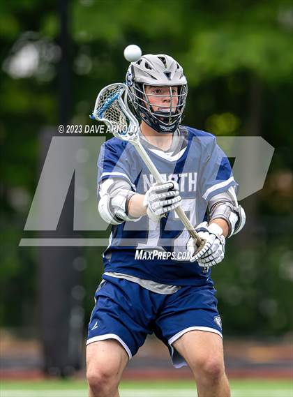 Thumbnail 3 in Plymouth North @ Reading Memorial (MIAA Division 2 Round of 32) photogallery.