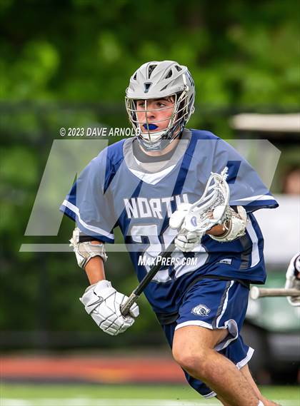 Thumbnail 3 in Plymouth North @ Reading Memorial (MIAA Division 2 Round of 32) photogallery.