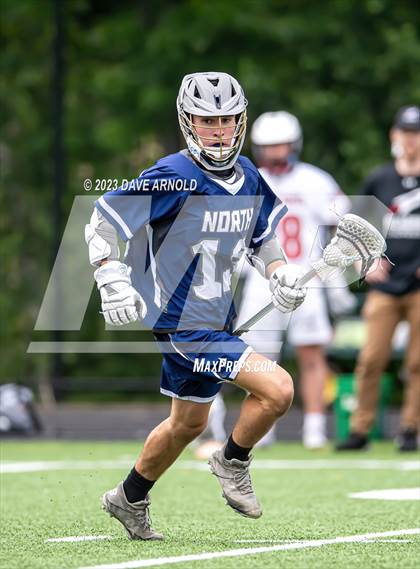 Thumbnail 2 in Plymouth North @ Reading Memorial (MIAA Division 2 Round of 32) photogallery.