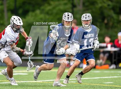 Thumbnail 3 in Plymouth North @ Reading Memorial (MIAA Division 2 Round of 32) photogallery.