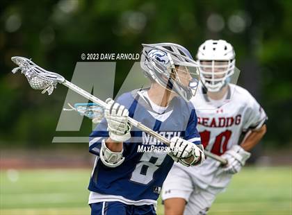 Thumbnail 3 in Plymouth North @ Reading Memorial (MIAA Division 2 Round of 32) photogallery.