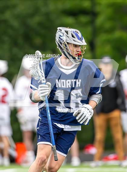 Thumbnail 2 in Plymouth North @ Reading Memorial (MIAA Division 2 Round of 32) photogallery.