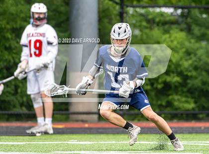 Thumbnail 3 in Plymouth North @ Reading Memorial (MIAA Division 2 Round of 32) photogallery.