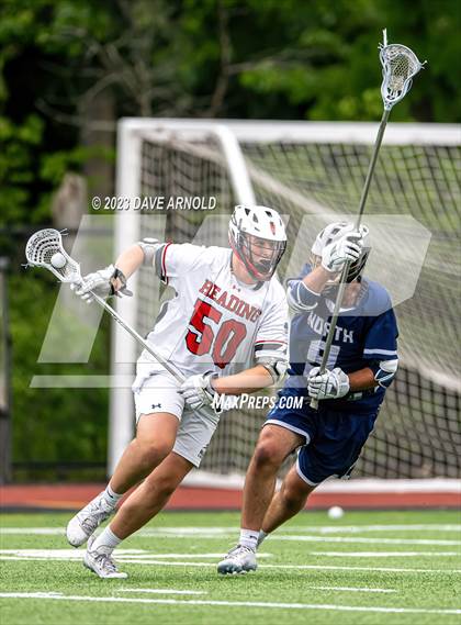 Thumbnail 2 in Plymouth North @ Reading Memorial (MIAA Division 2 Round of 32) photogallery.