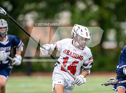 Thumbnail 1 in Plymouth North @ Reading Memorial (MIAA Division 2 Round of 32) photogallery.