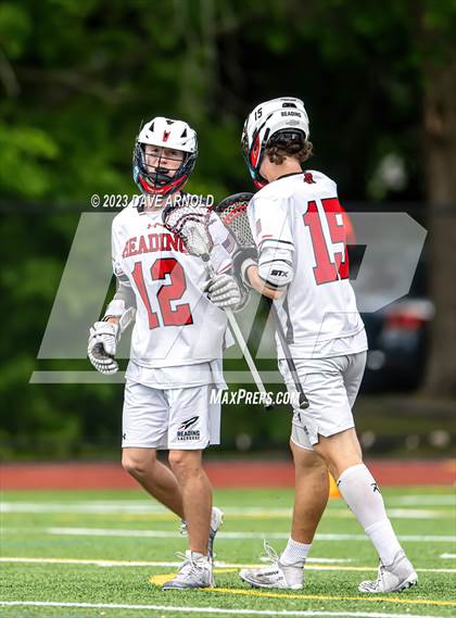 Thumbnail 2 in Plymouth North @ Reading Memorial (MIAA Division 2 Round of 32) photogallery.