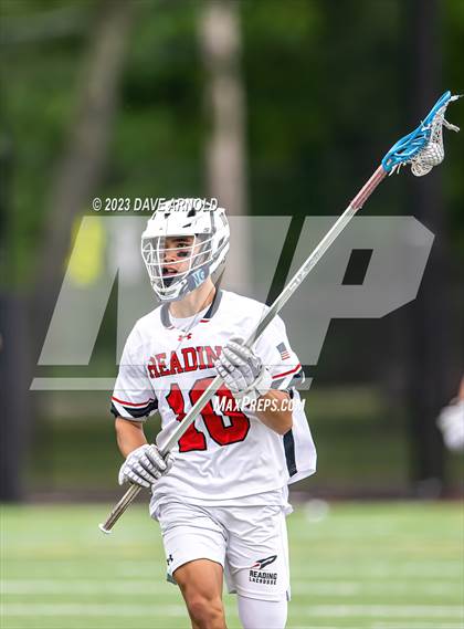 Thumbnail 2 in Plymouth North @ Reading Memorial (MIAA Division 2 Round of 32) photogallery.
