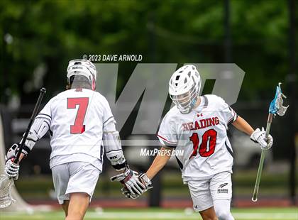 Thumbnail 3 in Plymouth North @ Reading Memorial (MIAA Division 2 Round of 32) photogallery.