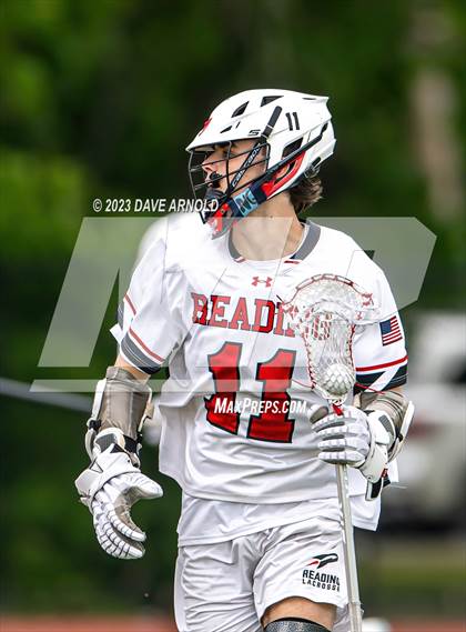 Thumbnail 2 in Plymouth North @ Reading Memorial (MIAA Division 2 Round of 32) photogallery.