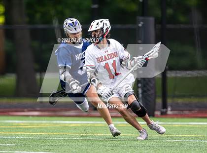 Thumbnail 2 in Plymouth North @ Reading Memorial (MIAA Division 2 Round of 32) photogallery.