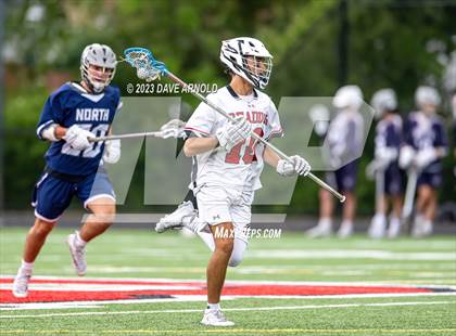 Thumbnail 2 in Plymouth North @ Reading Memorial (MIAA Division 2 Round of 32) photogallery.